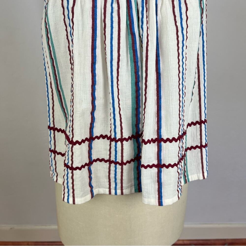 Madewell Rickrack Swing Tank in Stripe - Picture 5 of 8